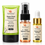 Oily Skin Mini Combo Set Cleanser, Toner & Serum