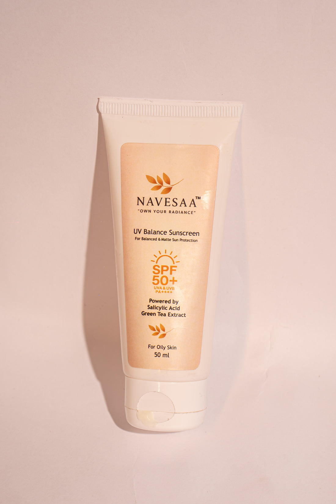 UV Balance Sunscreen SPF 50+ PA++++ - Balanced & Matte Sun Protection for Oily Skin