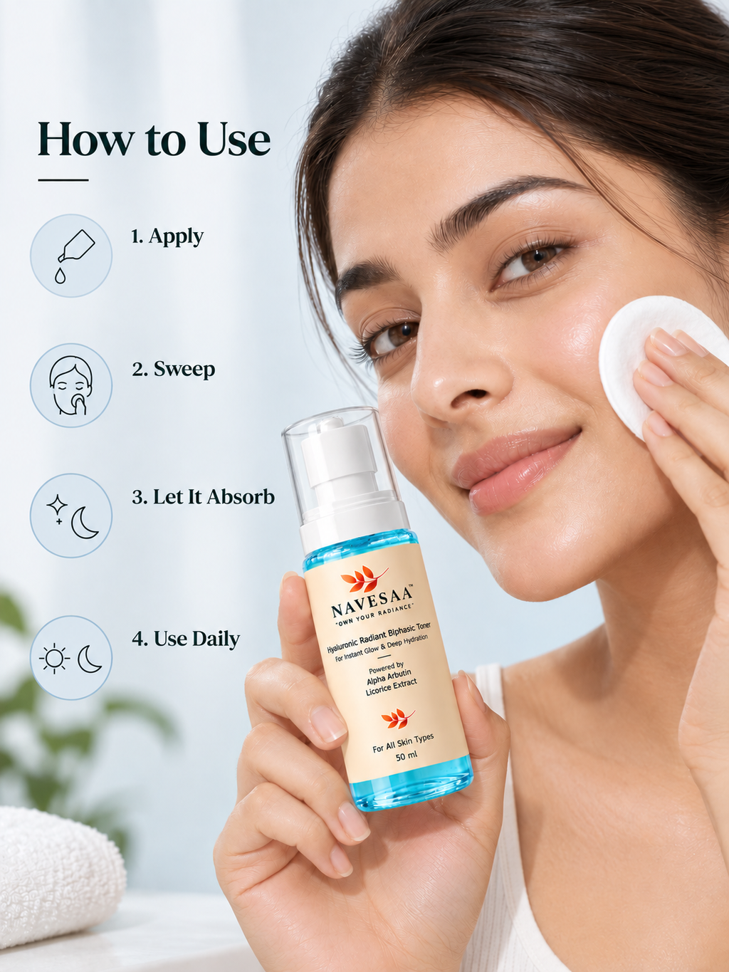 Hyaluronic Radiant Biphasic Toner All Skin Type