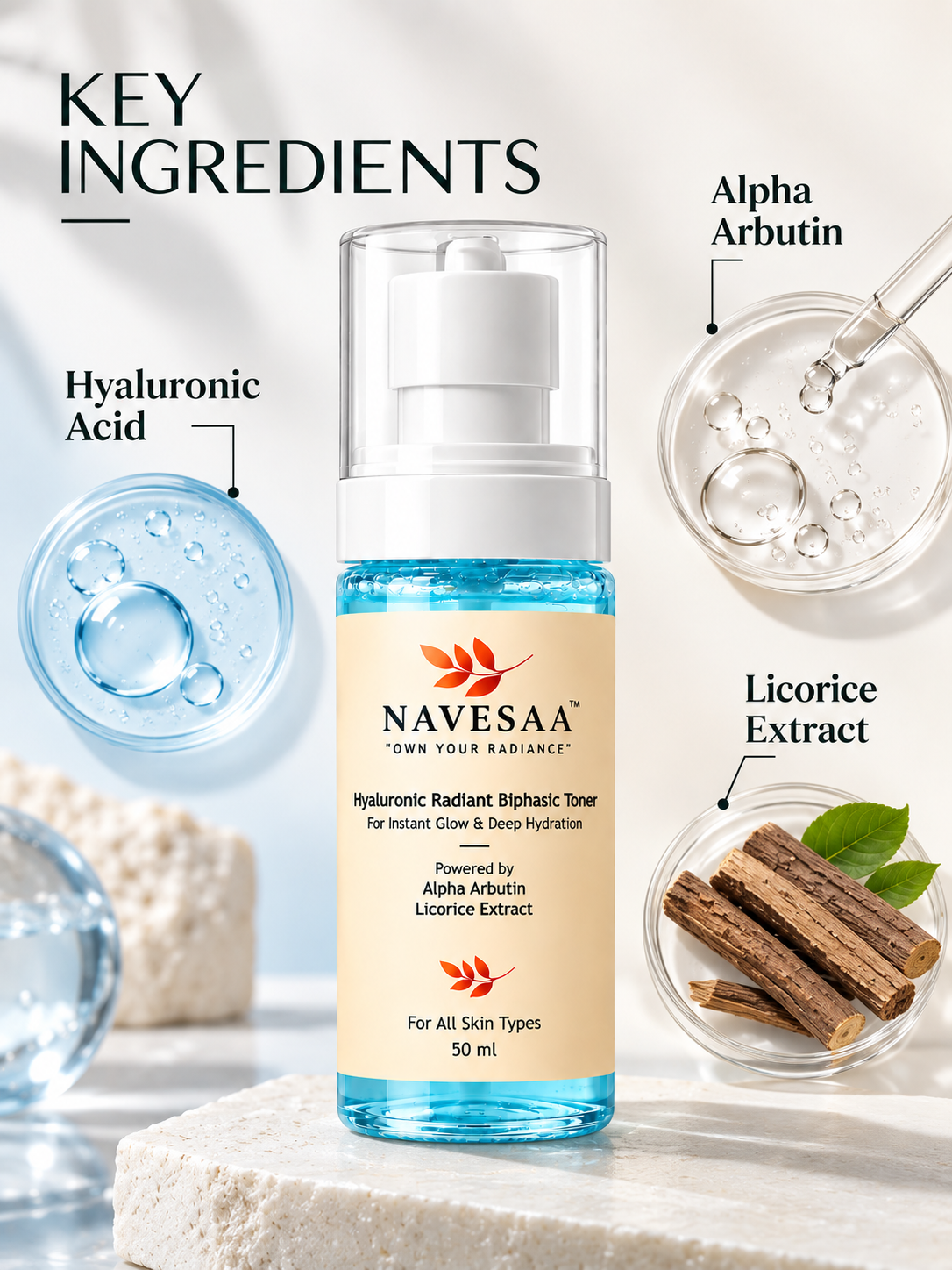 Hyaluronic Radiant Biphasic Toner All Skin Type