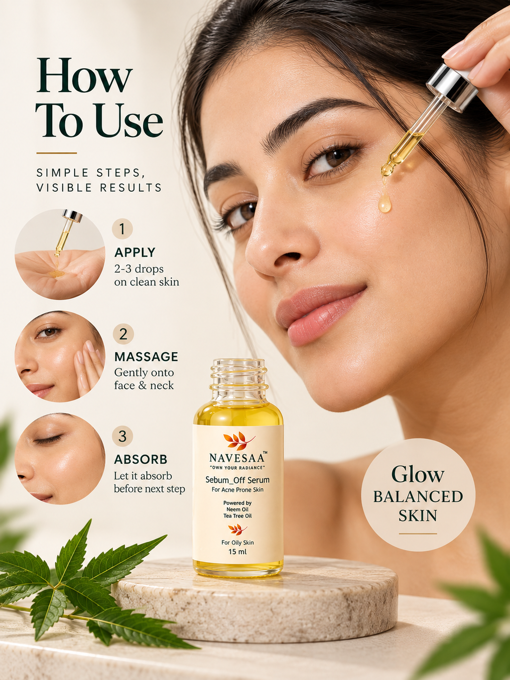Sebum-Off Face Serum for Oily Skin Type