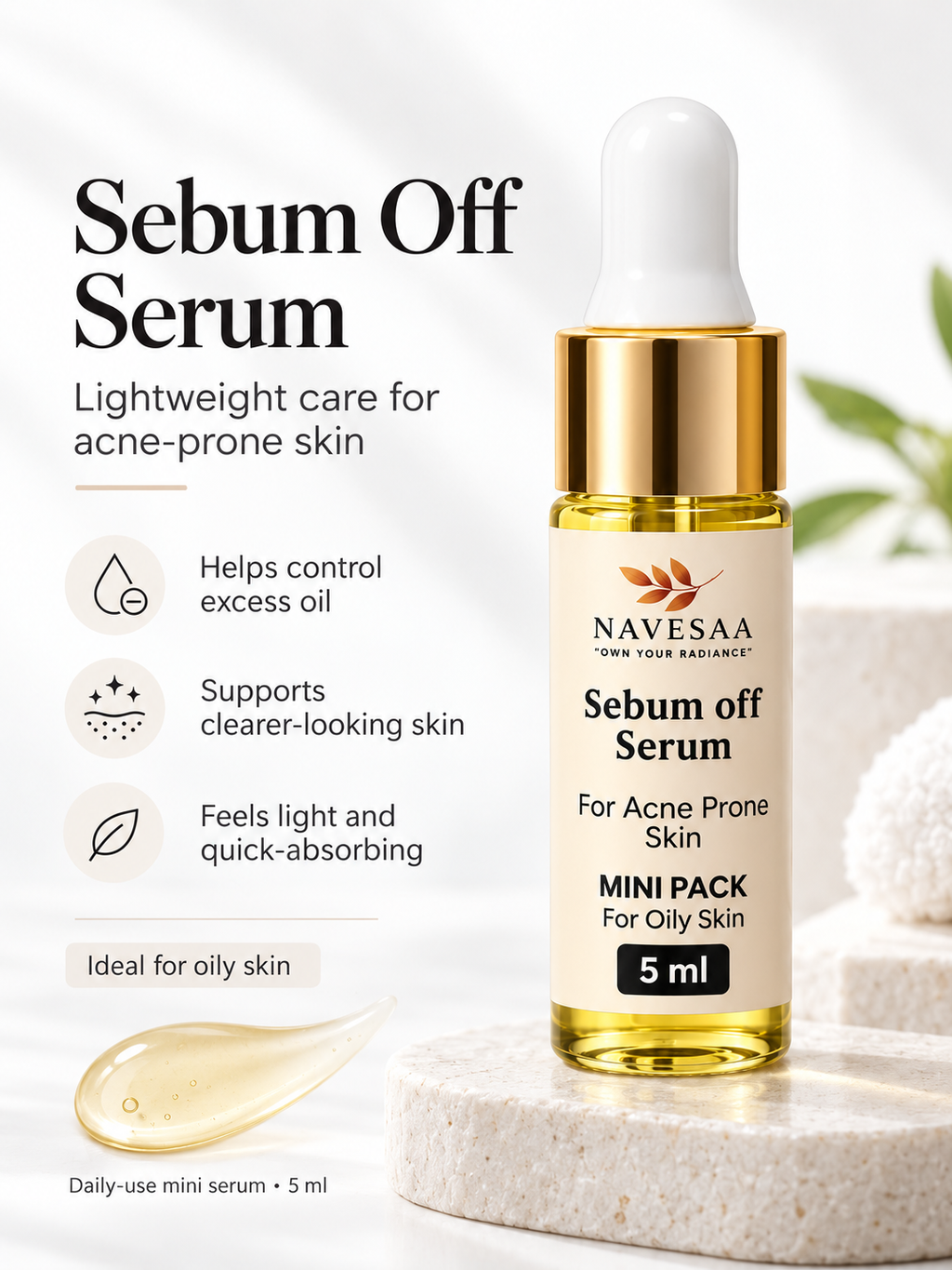 Oily Skin Mini Combo Set Cleanser, Toner & Serum