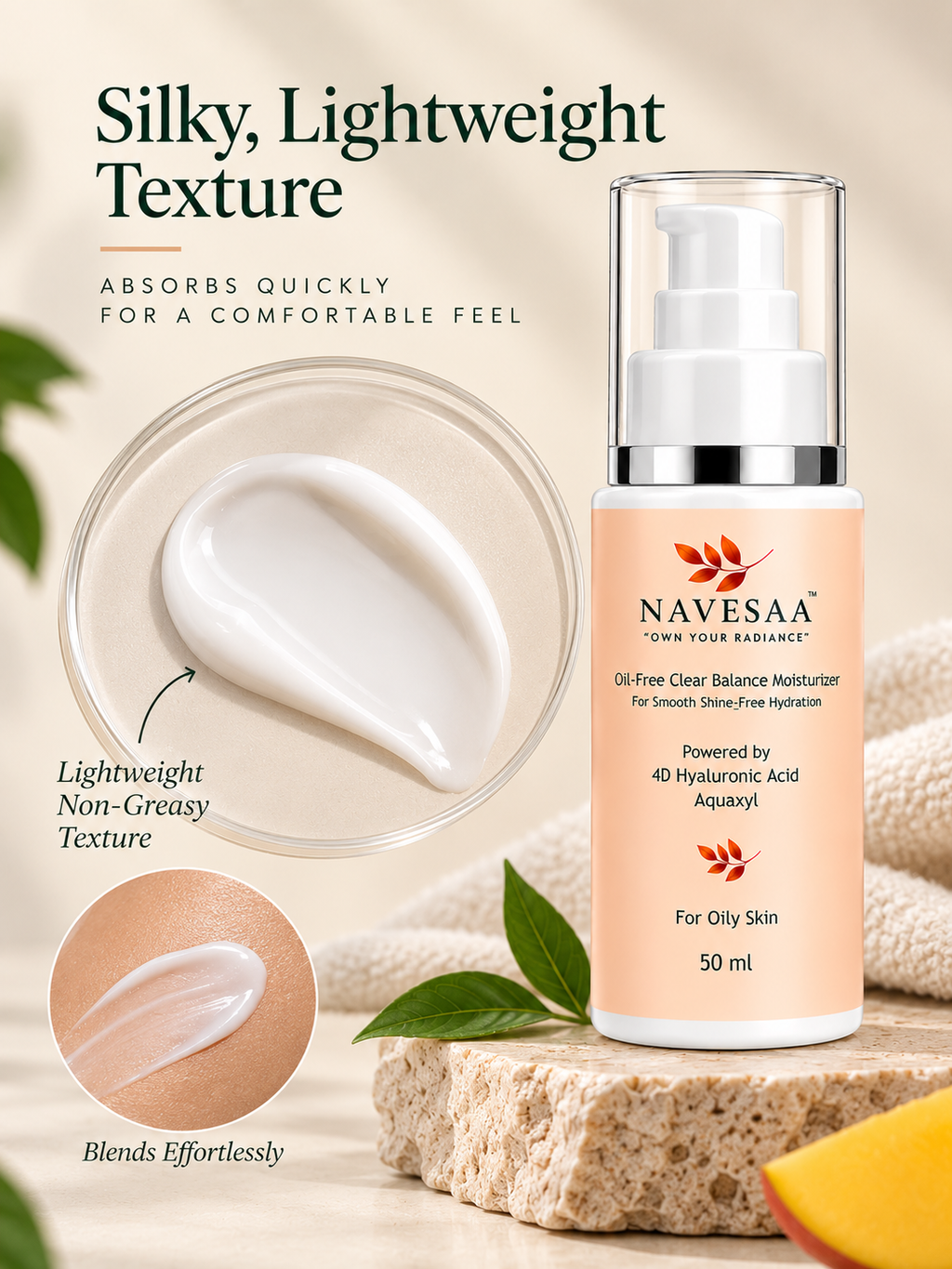 Oil-Free Clear Balance Moisturizer for Oily Skin Type