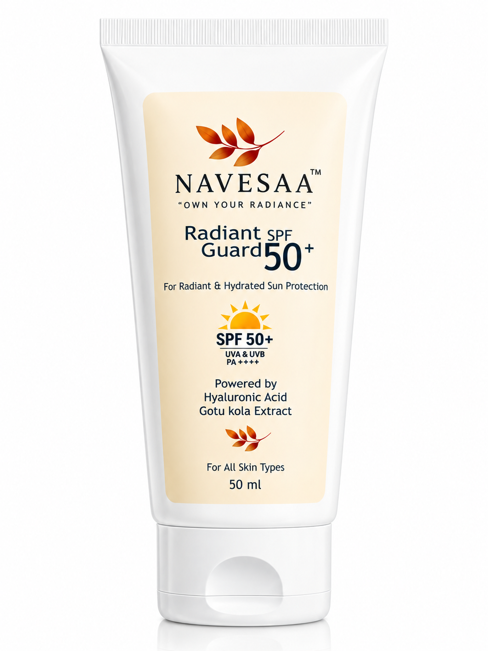 Radiant SPF Guard 50+ Sunscreen Cream For All Skin Type