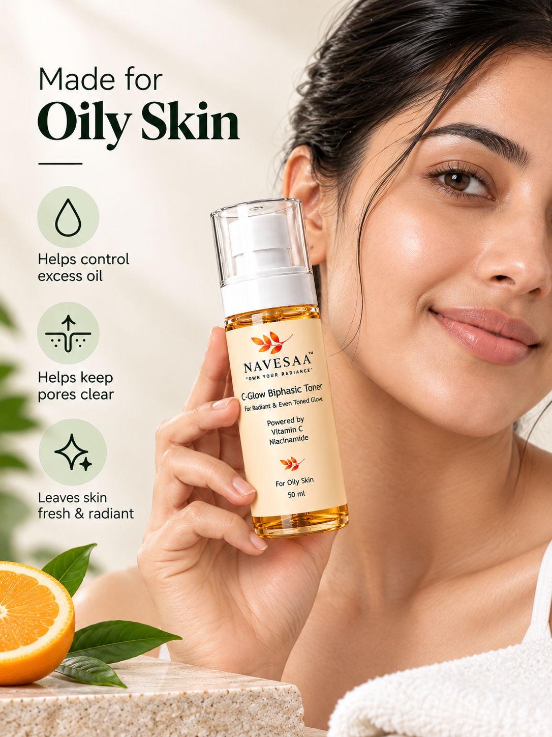 C-Glow Biphasic Toner Oily Skin Type