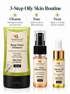 Oily Skin Mini Combo Set Cleanser, Toner & Serum