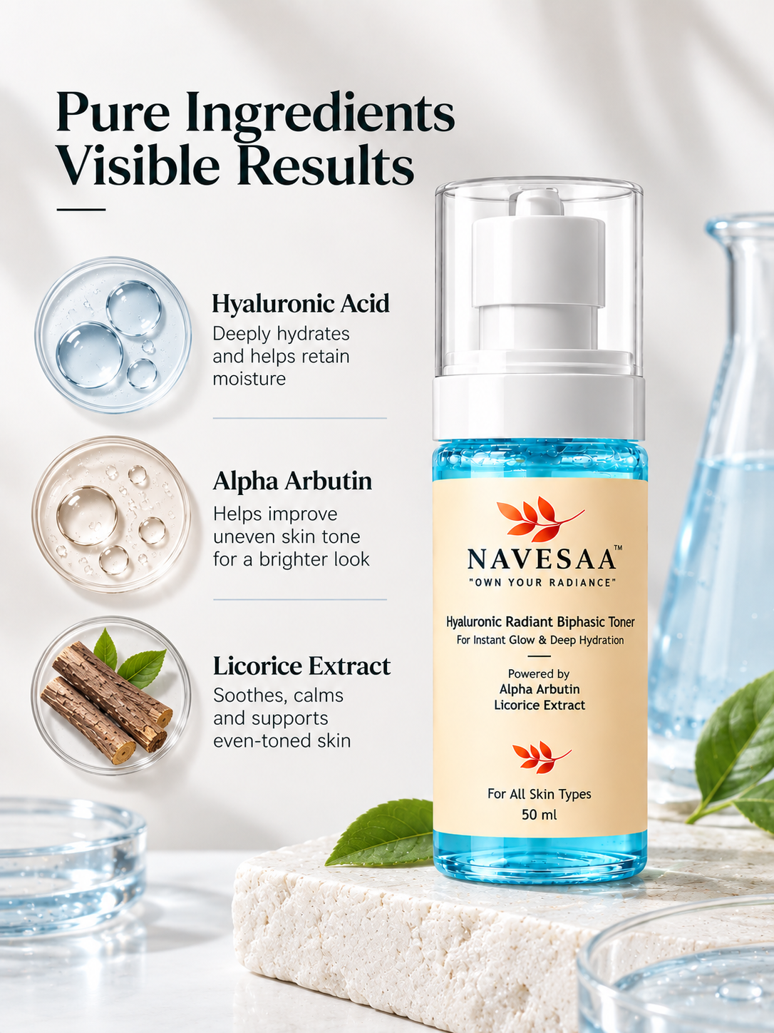 Hyaluronic Radiant Biphasic Toner All Skin Type