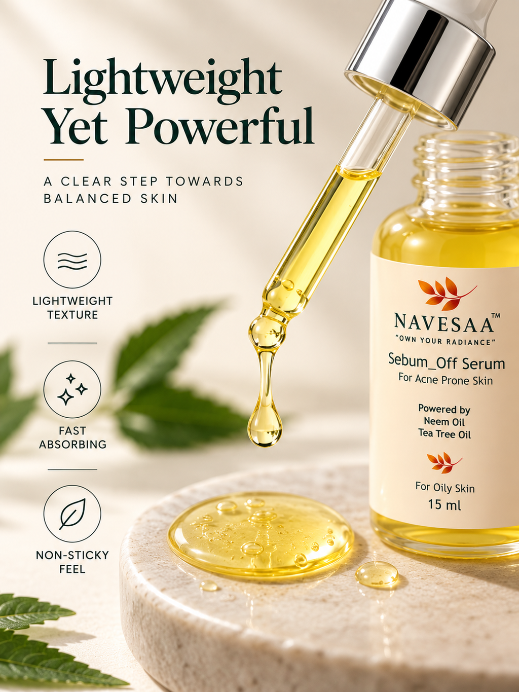 Sebum-Off Face Serum for Oily Skin Type